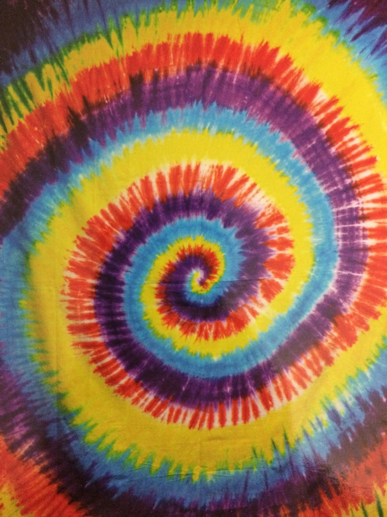 Tie dye spiral